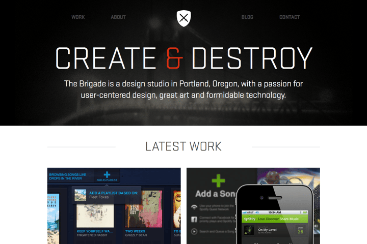 Portland Design website preview
